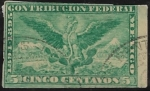 Stamps : America : Mexico :  Contribución Federal: Escudo Nacional 