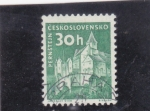 Stamps : Europe : Czechoslovakia :  CASTILLO DE PERNSTEJN 