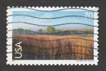 Stamps United States -  Pradera 9 millas en Nebraska