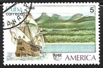 Stamps Cuba -  Veleros - Caravela de Cristobal Colon
