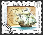 Stamps Laos -  Veleros - Gabriel de Vallseca