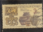 Stamps Czechoslovakia -  CERAMICA