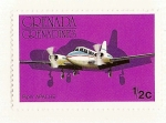 Stamps America - Grenada -  Grenada Grenadinas. Avioneta Piper Apache