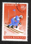 Stamps Romania -  Juegos Olímpicos de Invierno 1988, Calgary