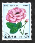 Stamps : Asia : North_Korea :  Rosas 1979