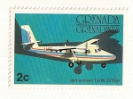 Stamps : America : Grenada :  Grenada Grenadinas. Avion De Havilland Twin Otter.