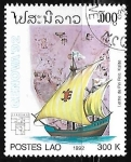 Stamps : Asia : Laos :  Veleros - Piri Reis