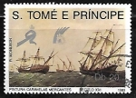 Stamps : Africa : S�o_Tom�_and_Pr�ncipe :  Veleros - Merchant Ships, 16th Century