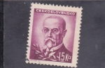 Stamps Czechoslovakia -  Tomas Masaryk
