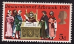 Stamps United Kingdom -  Declaración de Arbroalth