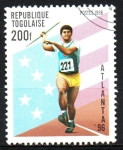 Stamps Togo -  LANZAMIENTO  DE  JAVALINA  PARA  HOMBRES