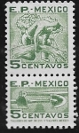 Stamps : America : Mexico :  Timbre Fiscal: Cosechador