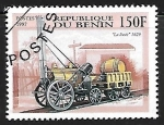 Stamps Benin -  Ferrocarriles - La Fusée, 1829