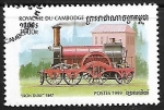 Sellos de Asia - Camboya -  Ferrocarriles - Daniel Gooch's 