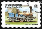 Sellos de Asia - Camboya -  Locomotivas - No. 035, 1934