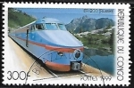 Stamps Republic of the Congo -  Ferrocarriles - ER-200 (Russia)