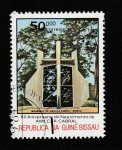 Sellos de Africa - Guinea Bissau -  60 Aniv. del nacimiento de Amilcar Cabral