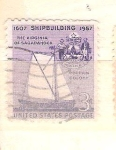 Stamps United States -  barco