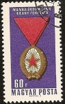 Stamps Hungary -  Medalla al mérito - orden grado Oro