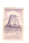 Stamps United States -  RESERVADO torre del diablo