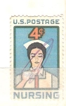 Sellos de America - Estados Unidos -  enfermera
