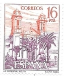 Stamps Spain -  catedral de ceuta