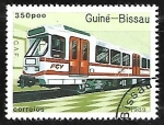 Stamps Guinea Bissau -  Ferrocarriles - C.a.f.