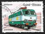Stamps Guinea Bissau -  Ferrocarriles - Skoda