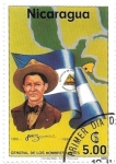 Stamps Nicaragua -  héroe revolución