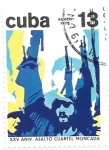 Sellos de America - Cuba -  asalto cuartel moncada
