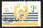 Stamps Uruguay -  25th  ANIVERSARIO  DEL  CENTRO  GENERAL  DE  INSTRUCCIÓN  DE  OFICIALES  DE  RESERVA