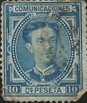 Stamps : Europe : Spain :  Edifil ES 175 Rey Alfonso XII