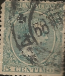 Stamps : Europe : Spain :  Edifil ES 216  Rey Alfonso XIII