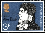 Stamps : Europe : United_Kingdom :  John Keats