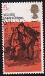 Stamps United Kingdom -  Charles Dickens