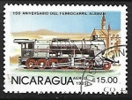 Stamps Nicaragua -  Ferrocarriles - Steam
