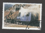 Sellos de Africa - Santo Tom� y Principe -  100 Aniv. de los ferrocarriles suizos