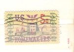 Stamps United States -  bordado