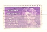 Sellos de America - Estados Unidos -  eleanor roosevelt