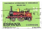 Stamps Spain -  trenes