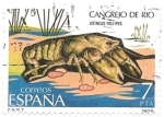 Stamps Spain -  caangrejo de rio