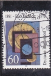 Stamps Germany -  ERICH BUCHHOLZ-artísta 