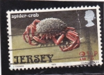 Stamps : Europe : Jersey :  SPIDER-CRAB