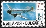 Stamps Bulgaria -  Aviones - Junkers Ju52/3m