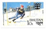 Stamps : Asia : Bhutan :  slalom