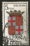 Stamps Spain -  Edifil ES 1413 Escudos Provinciales BARCELONA