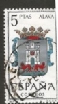 Stamps Spain -  Edifil ES 1406 Escudos Provinciales ALAVA