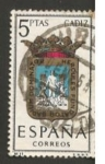 Stamps : Europe : Spain :  Edifil ES 1416 Provinciales CADIZ