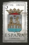 Stamps : Europe : Spain :  Edifil ES 1564  Escudos Provinciales ORENSE