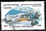 Stamps Cambodia -  Aviones - Stearman C-3MB, 1927